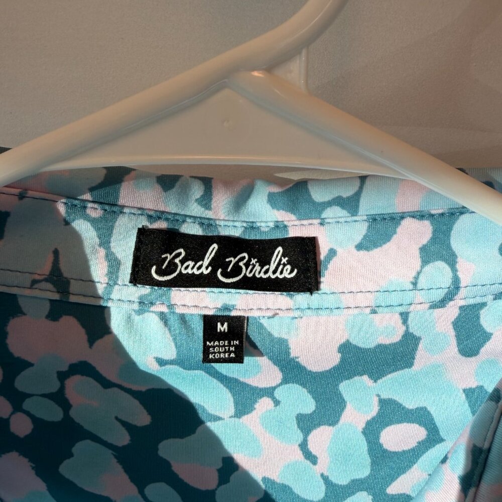 Bad Birdie Air Drop Polo Golf Size Medium Blue - Picture 4 of 5